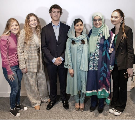 AVUK graduates meet Malala Yousafzai