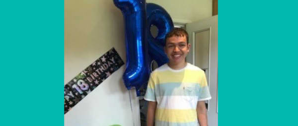 Celebrating our 18th Birthday with graduate Alex Bouton